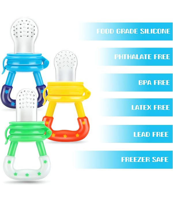 Baby Fruit Feeder Pacifier (Pack of 3)